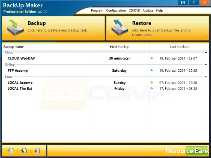 BackUp Maker – Windows高效数据备份工具 限免