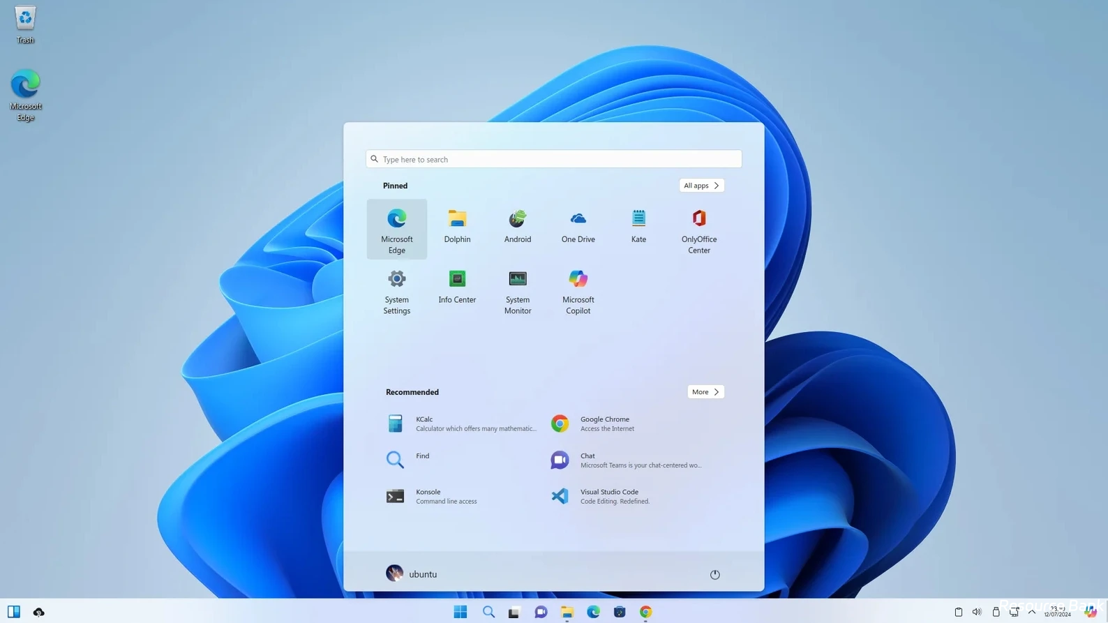 Wubuntu - 像 Windows 11 的 Linux系统