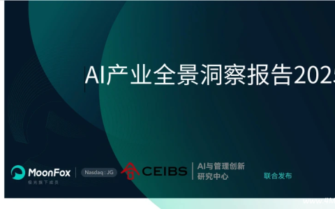2025年01月AI产业全景报告