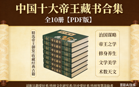 中国十大帝王藏书合集 全10册【PDF版】