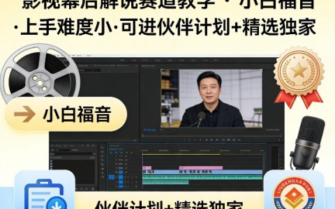 影视幕后解说赛道教学，小白福音，可进伙伴计划+精选独家