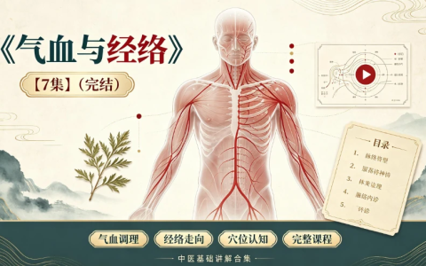 【健康养生】中医课程《气血与经络》