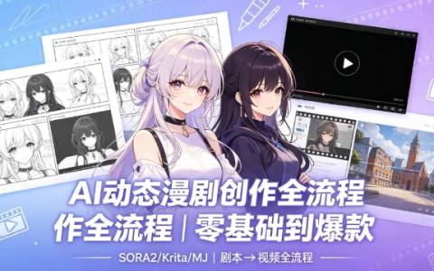 AI动态漫剧制作全流程教程