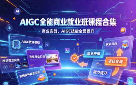 AIGC全能商业就业班课程合集