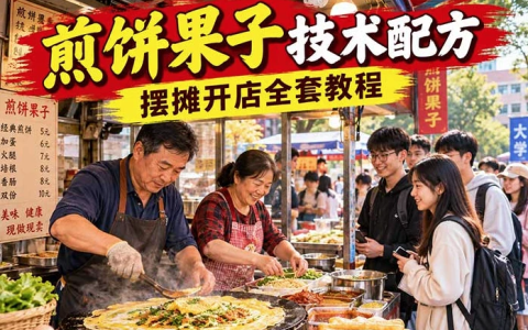 煎饼果子技术配方全套视频教程