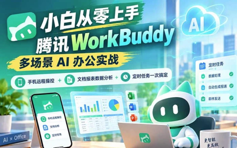 小白从零上手腾讯WorkBuddy